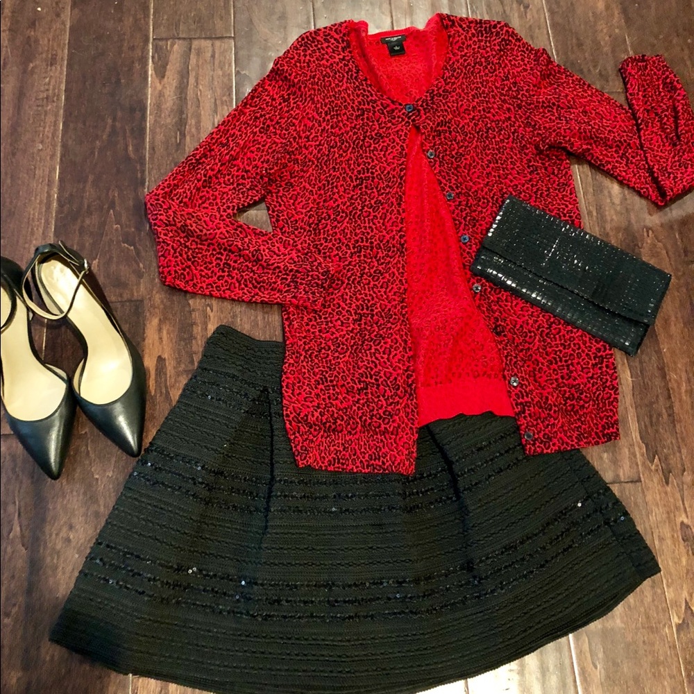 {Ann Taylor} Cheetah Sweater